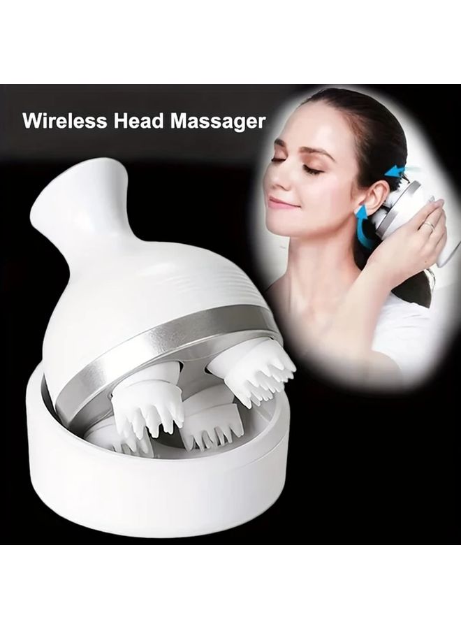 Pink Electric Hair Scalp Massager Imitating Human Fingers For Head Relaxation - Image 4