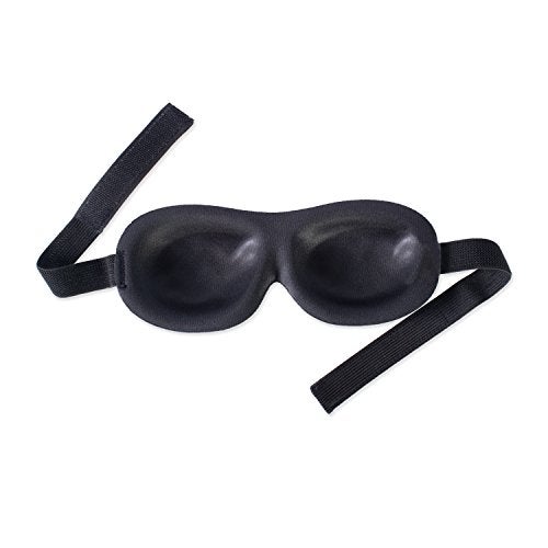 Bucky Ultralight Travel & Sleep Chevron Eye Mask, Navy, One Size - Image 4