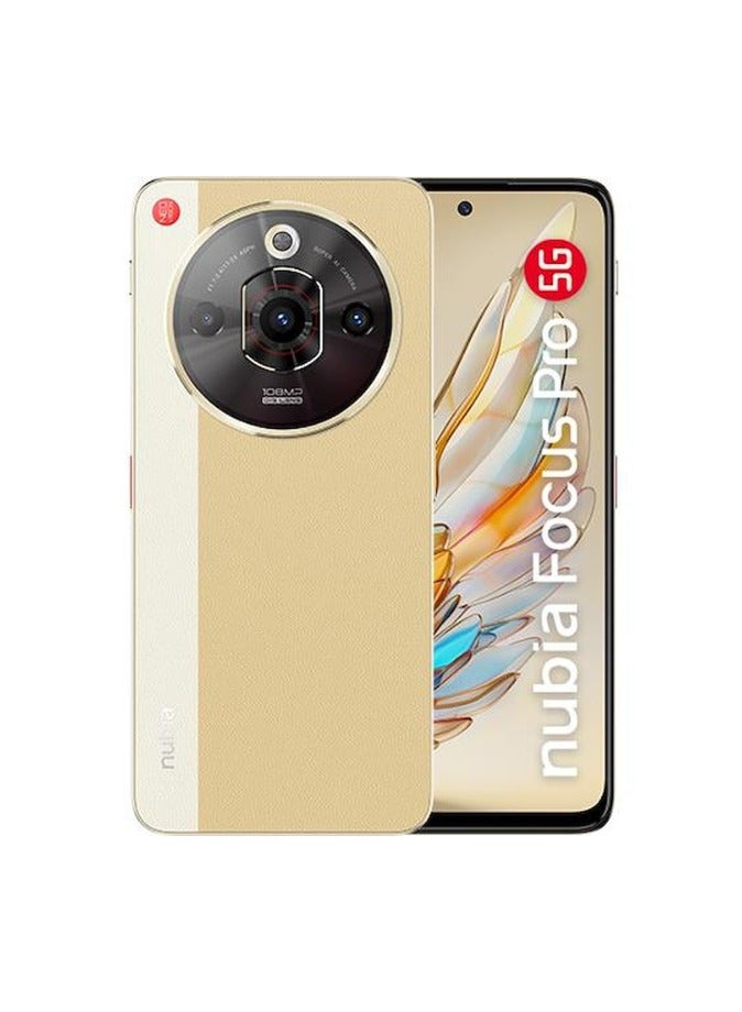 ZTE Nubia Focus Pro Dual Sim Light Brown 8GB RAM 256GB 5G - International Version - Image 1