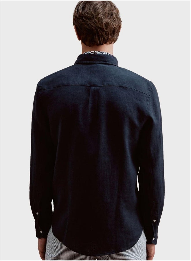 Ovs Button Down Regular Fit Shirt - Image 3