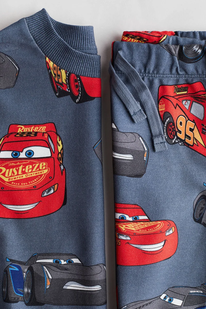 اتش اند ام طقم بلوزة بطبعة - قطعتين