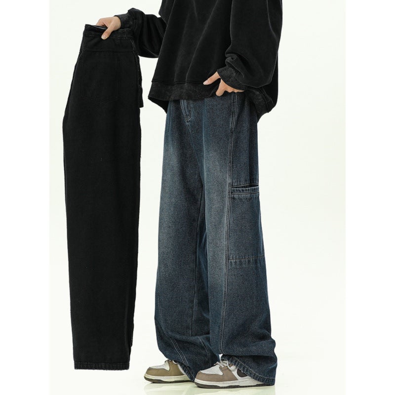 Unisex Casual Daily Denim Jeans - Image 4