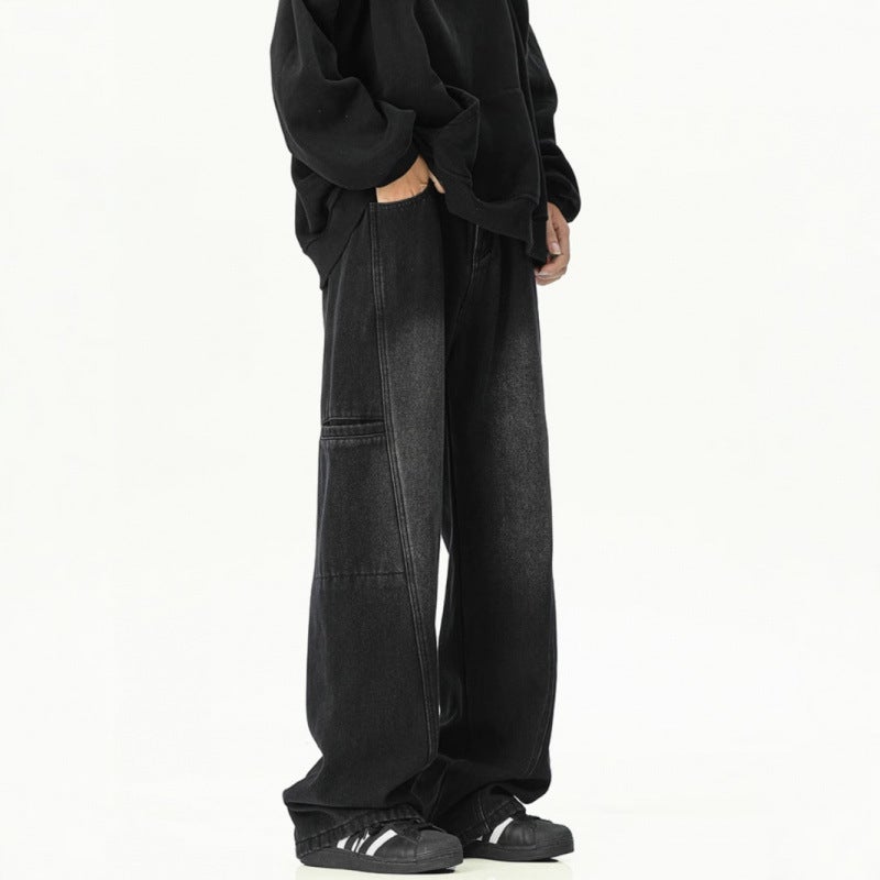 Unisex Casual Daily Denim Jeans - Image 1