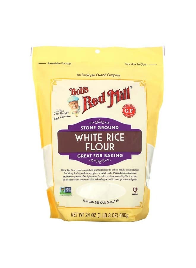 Bob's Red Mill White Rice Flour 24 oz 680 g - Image 1