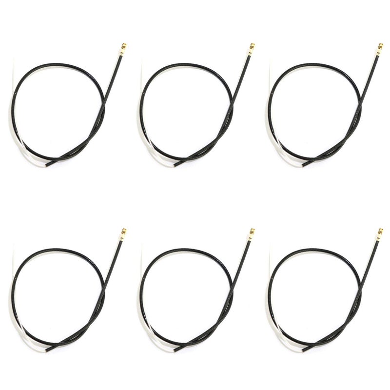 RuiLing 6Pack 24G Receiver Antenna with IPEX4 Generation Port RF113 Silver Jacketed Cable 59Inch for Frsky Futaba JR Hitec Flysky and Orange RX Receiver and Remote Controller - Image 2