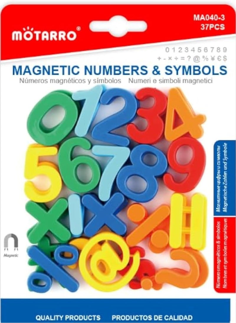 MOTARRO MOTARRO- 37pcs Magnetic Numbers & Symbols Set - Image 1