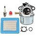 AUTOKAY AUTOKAY Carburetor Fits for Briggs Stratton 6-6.75 HP Murray Craftsman Snapper 22" Push Mower Carb Air Filter Spark Plug  - Image 2