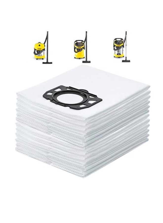 Generic 5-Piece Filter Bag Set 2.863-006.0 White, WD4 Dust Bag Vacuum Cleaner Accessories WD5/WD6/MV4/V5/V6 Dust Bag  - Image 1