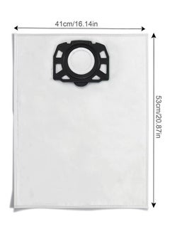 Generic 5-Piece Filter Bag Set 2.863-006.0 White, WD4 Dust Bag Vacuum Cleaner Accessories WD5/WD6/MV4/V5/V6 Dust Bag  - Image 3