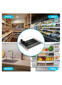 Cool Baby COOLBABY Automatic Can Dispenser for Fridge Kitchen Cupboard Pantry Countertop Storage 12 Standard Size Soda Pop Cans Organiser Self Pushing Fridge Drinks Organiser Holder Rack  - Image 4