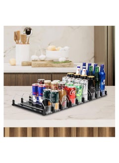 Cool Baby COOLBABY Automatic Can Dispenser for Fridge Kitchen Cupboard Pantry Countertop Storage 12 Standard Size Soda Pop Cans Organiser Self Pushing Fridge Drinks Organiser Holder Rack  - Image 3