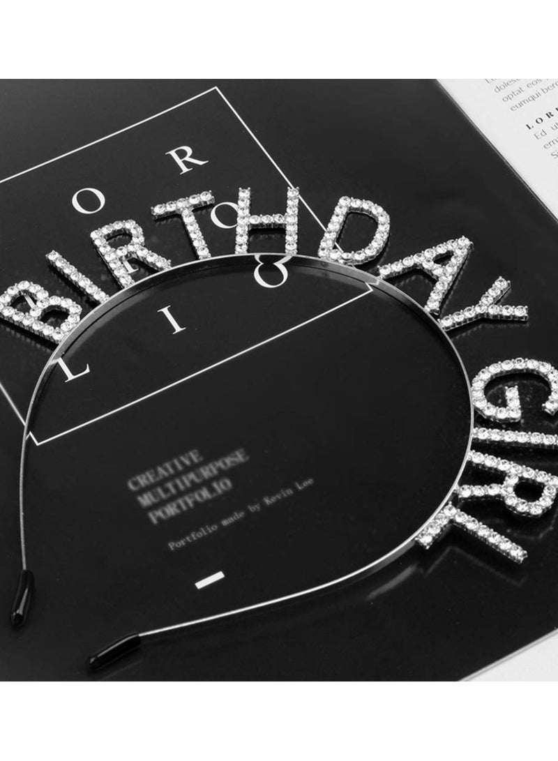 KASTWAVE Birthday Girl Headband Birthday Tiara for Women Girls Happy Princess Crown - Image 4