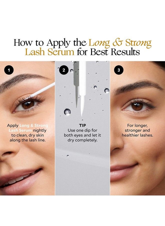 Velour Lashes - Long & Strong Lash Serum Fuller Longer Looking Eyelashes Includes Peptides & Botanical Extracts NonIrritating See Results in 612 Weeks - Image 1