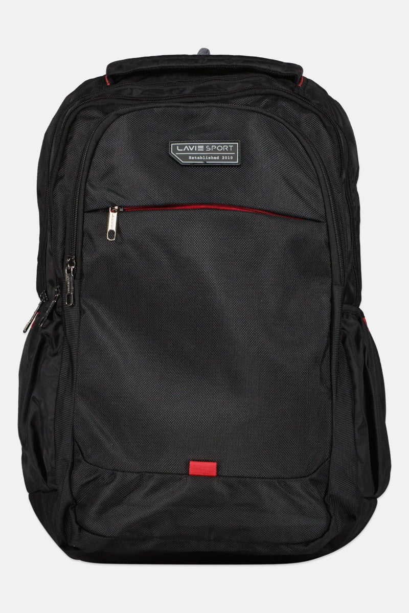 Lavie Men Brand Logo Backpack, Black  - Image 1