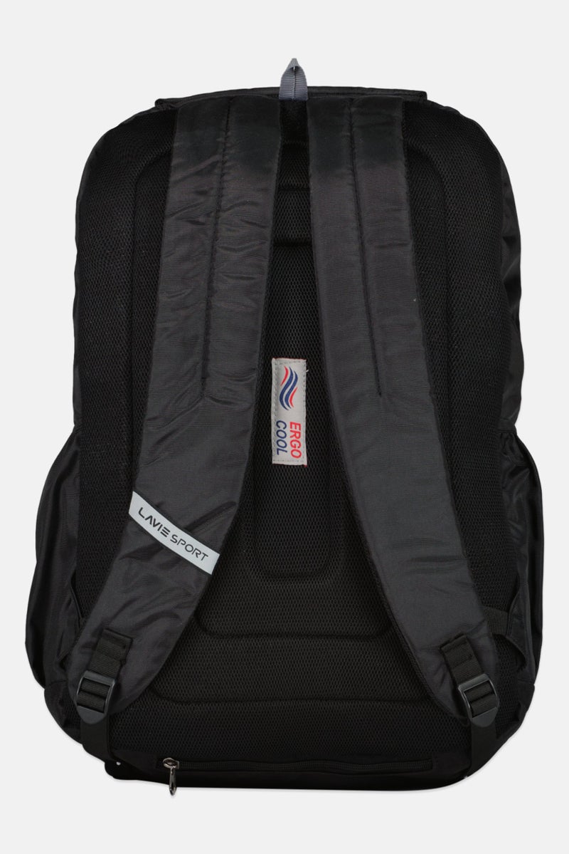Lavie Men Brand Logo Backpack, Black  - Image 3