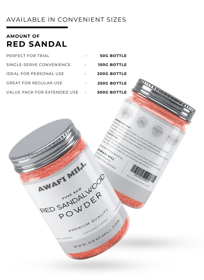 Awafi Mill - AWAFI MILL Red Sandal Powder | Red Sandalwood Powder | 100% Natural - Image 1