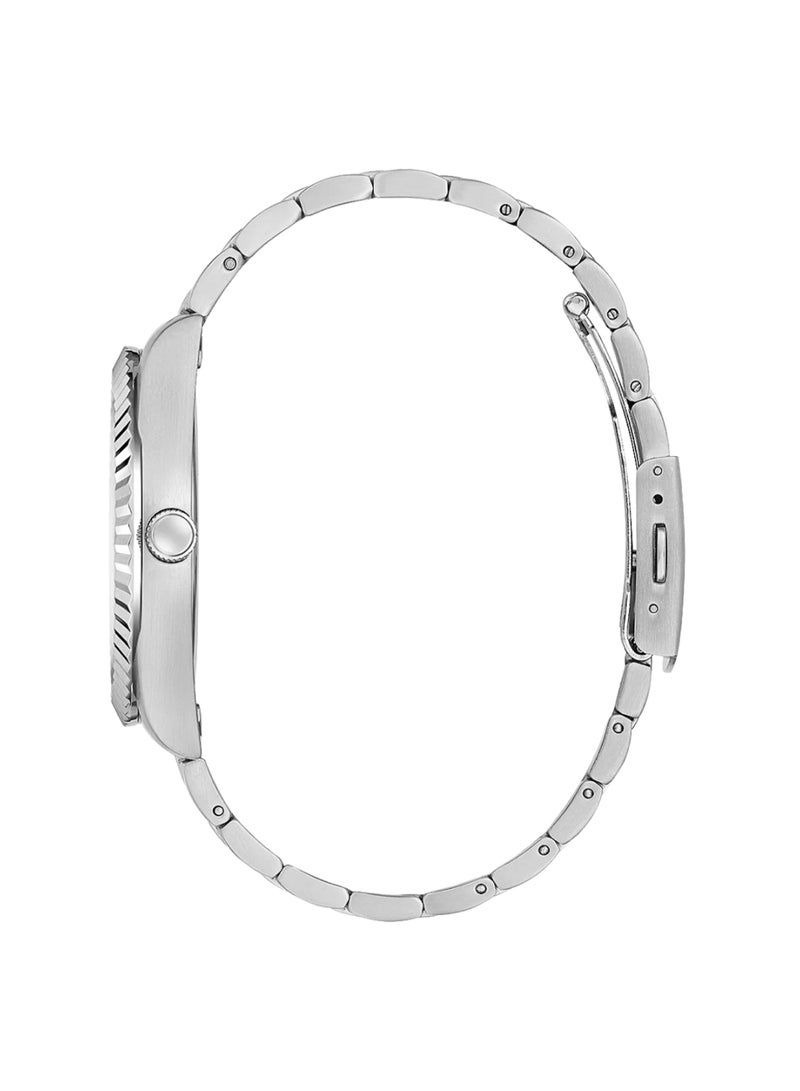 GUESS Mens Silver Tone Day/Date Watch - GW0265G11 - Image 4