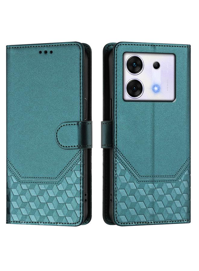 Zaboon Case For Infinix Zero 30 5G Honeycomb Embossing RFID Leather Phone Case - Image 2