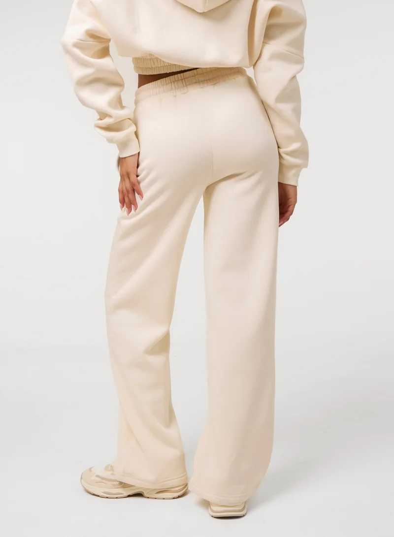 Pink Vanilla Fleece Lined Straight Leg Joggers