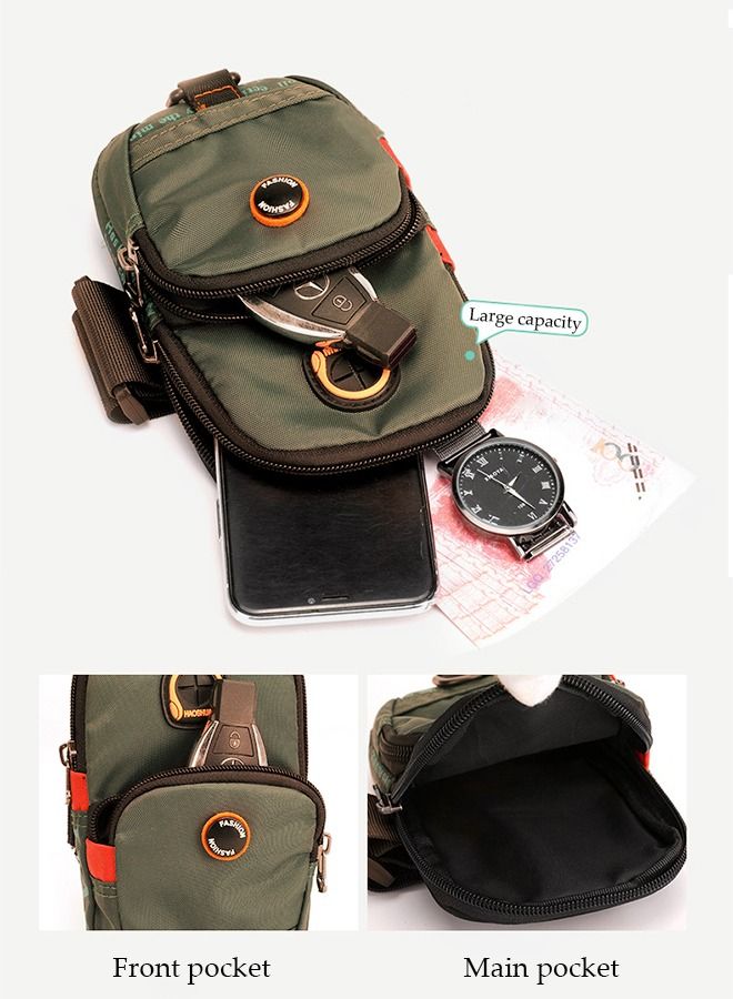 DUNISO Sport Arm Bag Bag Running Bag Multifunctional Phone Bag With Charging Port Durable Waterproof Riding Bag Cellphone Armbands Wrist Bag For Running Hiking Outdoor Sports - Image 2