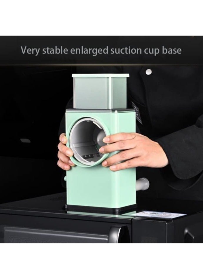 vege-cutter1x20 Multifunctional Vegetable Grater Fruit Vegetable Slicer Easy Clean 4 in 1 Adjustable Handheld Vegetable Slicer Spiral Drum Slicer Assorted, 1x20 - Image 2
