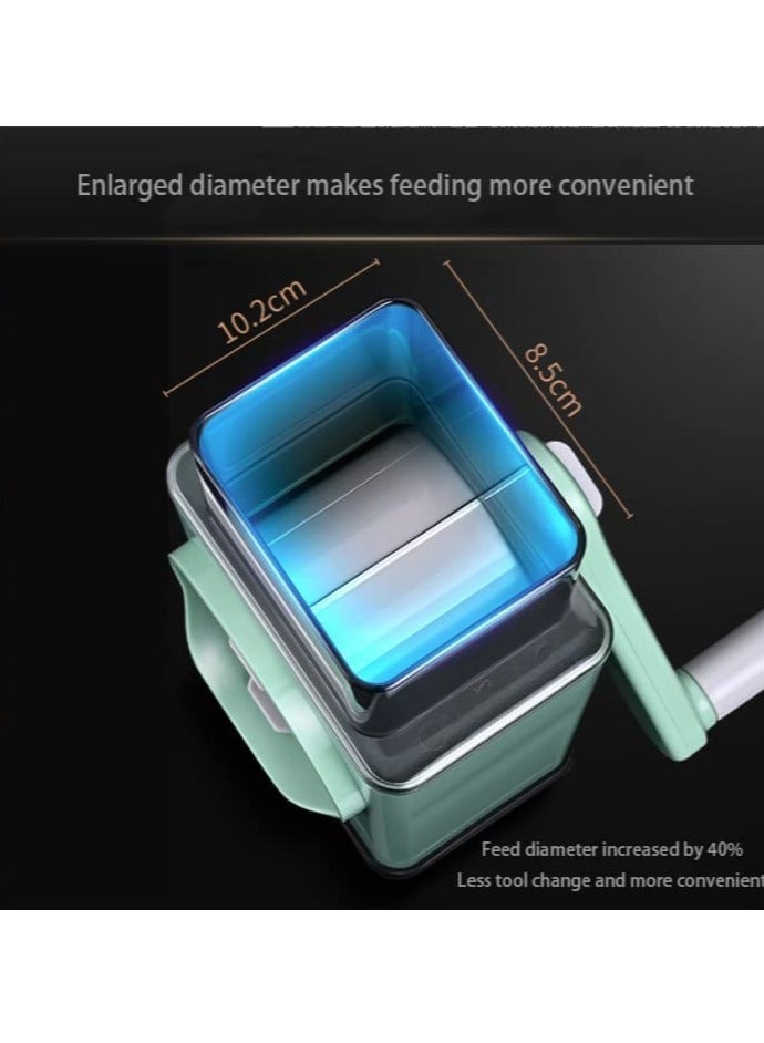 vege-cutter1x20 Multifunctional Vegetable Grater Fruit Vegetable Slicer Easy Clean 4 in 1 Adjustable Handheld Vegetable Slicer Spiral Drum Slicer Assorted, 1x20 - Image 3