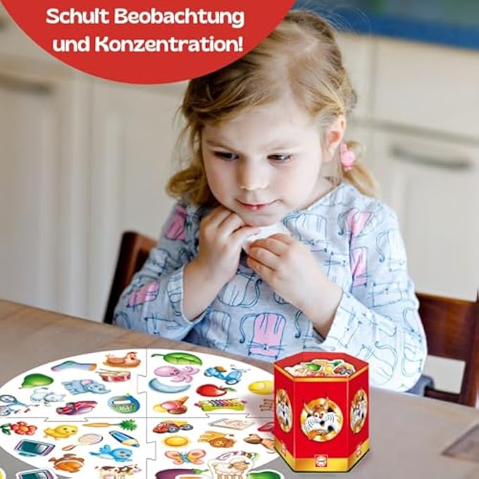 EDUCA Loopuchs Small 36 Pictures  tional Game  Family Game  The Board Game for Children Helps Sharpen Visual Perception and Reflections  Family Games from 2 Years 20057 - Image 3