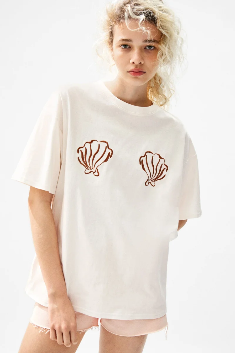 H&M Oversized printed T-shirt