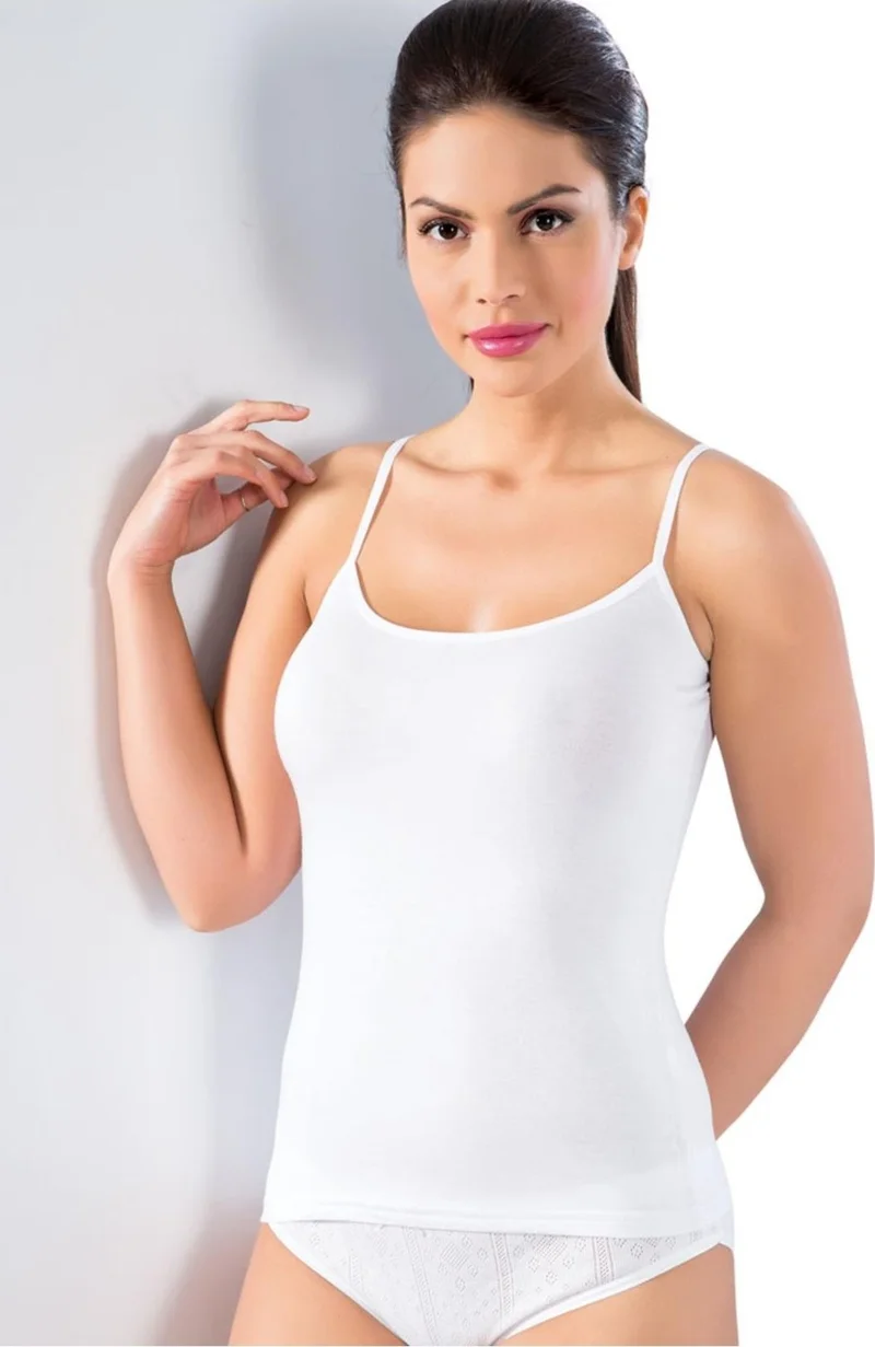 Lüx Drm Lux Drm 050 Women's Ribbed Rope Undershirt