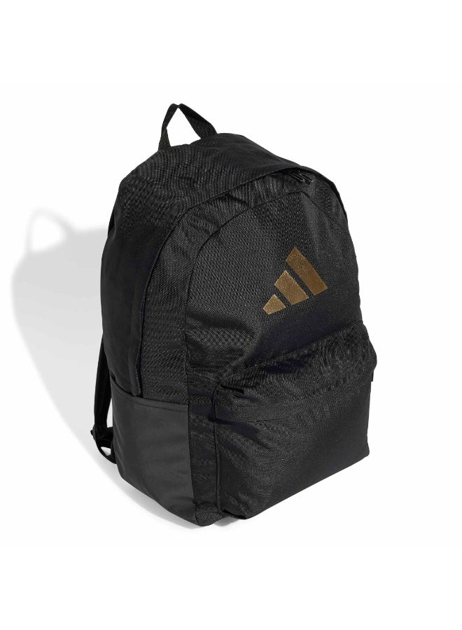 Adidas Classic 3Bars Backpack - Black - Image 3