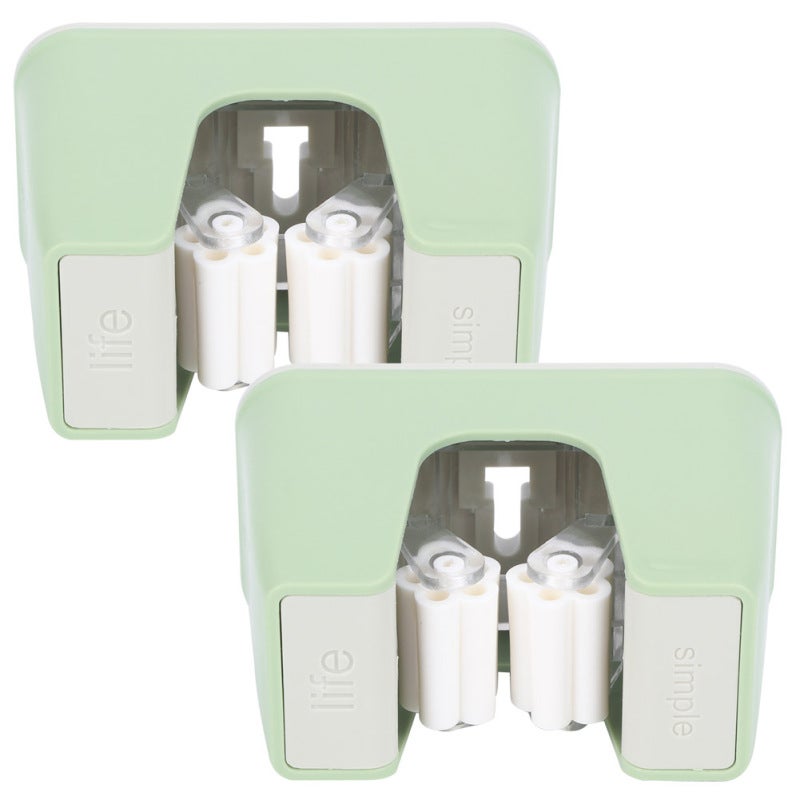 Punch Free Wall Mounted Hook: Thick Waterproof Moisture-Proof - Roller Jaw Design Securely Stuck - Non-Trace Stick Hook for Bathroom Storage, Mop Hanging - Image 5