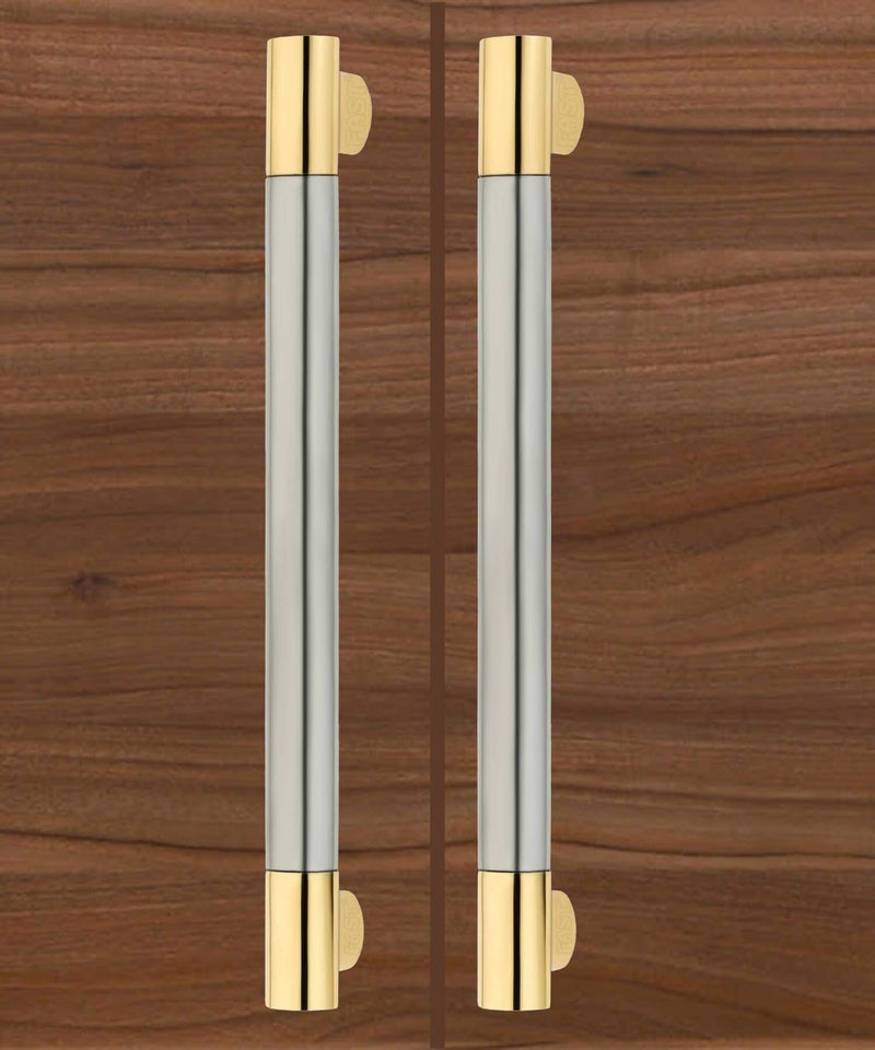 FAST CP33 Gold and Stainless Steel Cabinet Pull Handle for Wardrobe Door & All Other Cabinets Drawer 2pcs (160mm 8inch) - Image 5