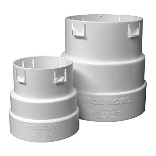 Polylok 4" Corrugated Pipe Adapter (4" corrugated to 4" SDR 35 or 4" SCH 40) - Image 3