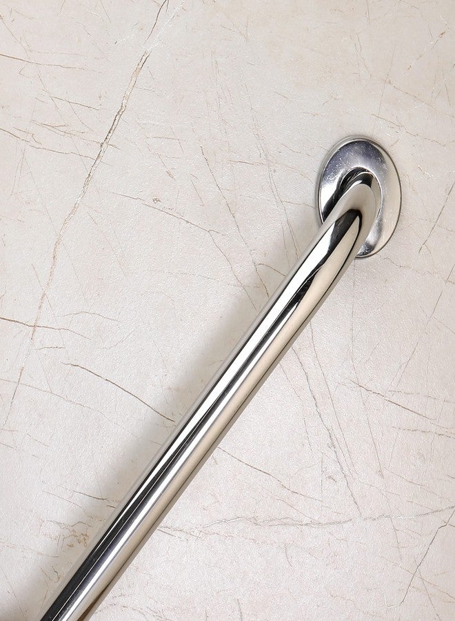 FORTUNE 18 Inch Stainless Steel Wall Mounted Grab Bar, Towel Bar, Bathtub Rails, Safety Hand Support Balance Handle Bars, Bathroom Accessories for Home, Hotel- Chrome Finish (18 Inch, Pack of 2) - Image 5