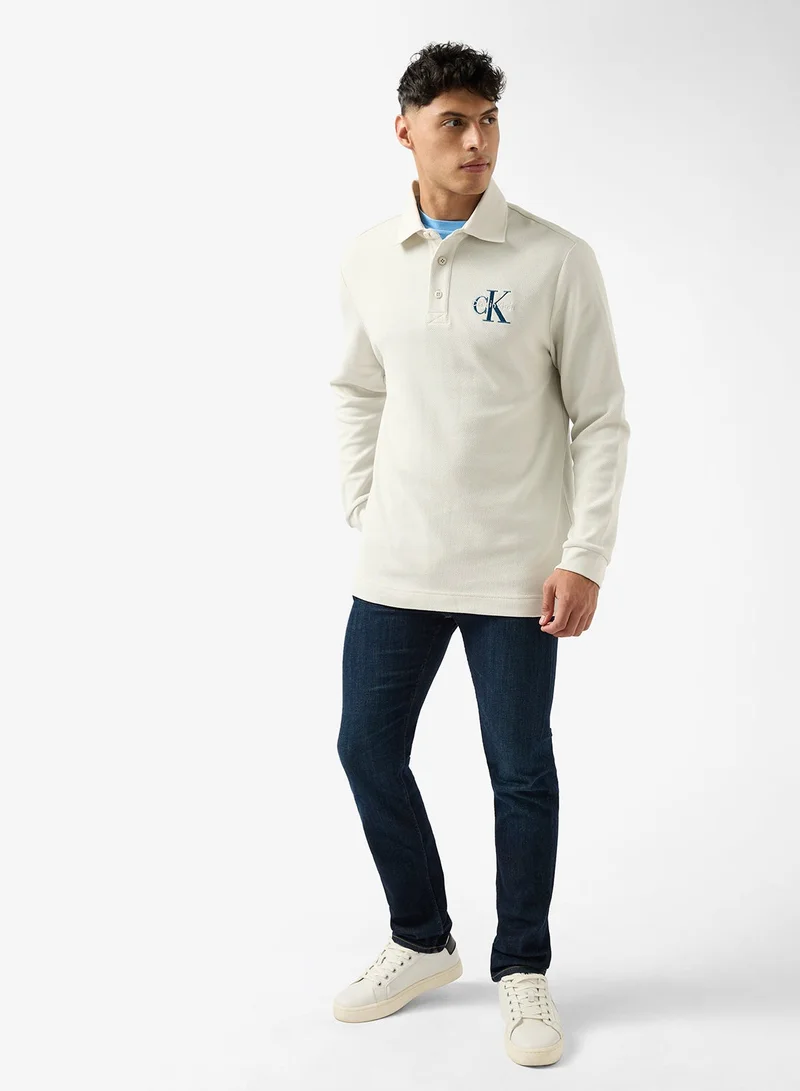 Calvin Klein Jeans  Logo Polo for Men | Best Price UAE