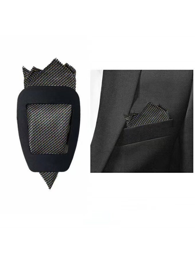 Suit Pocket Square Towel Holder, Handkerchief Holder, Suitable For Suit Tuxedo Handkerchief Accessories For Men - Image 3