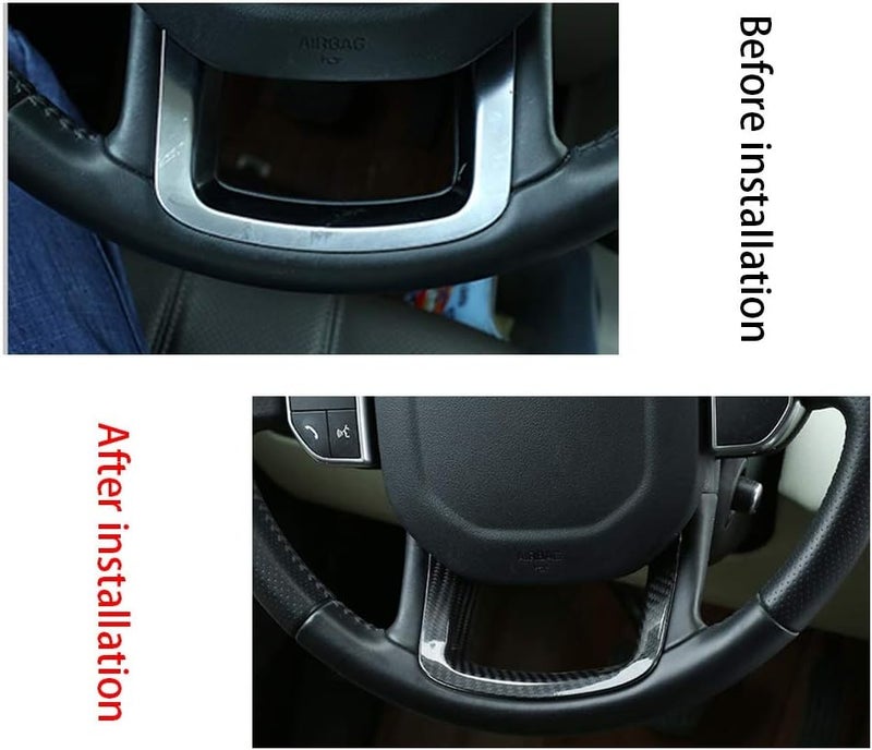 Wivplex Carbon Fiber Steering Wheel Trim for Land Rover - Image 4