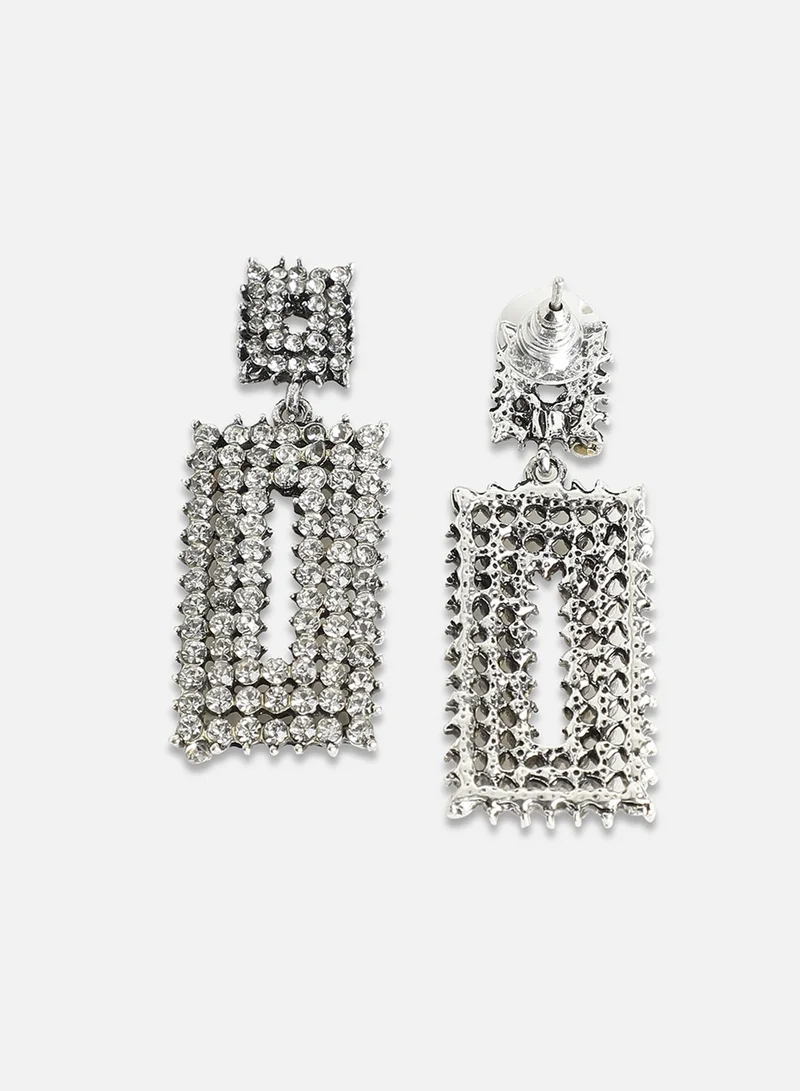 SOHI Dazzling Dewdrop Artificial Drop Earring Jewellery