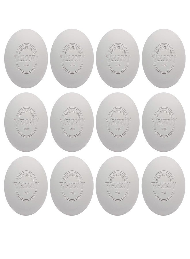 Velocity Practice Lacrosse Balls - 1, 2, 3, 6, 12, 18, 24, 36, 60 and 120 Packs - Official Size and Weight - White - Image 1