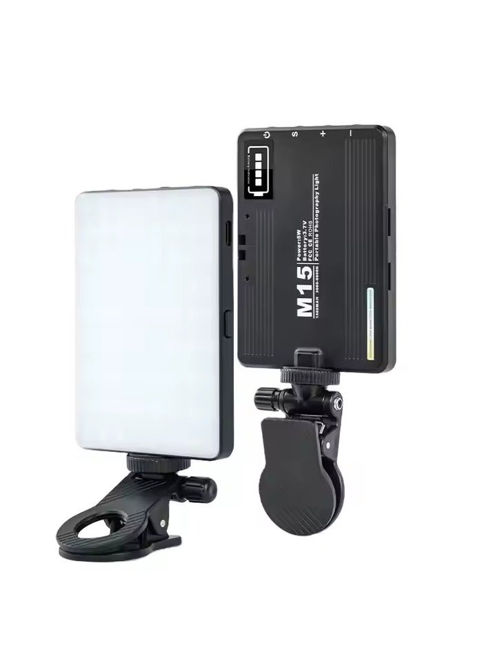 Mini Rechargeable LED Pocket Light with 3 Colour Temperatures for Outdoor Photography and Video - Image 1