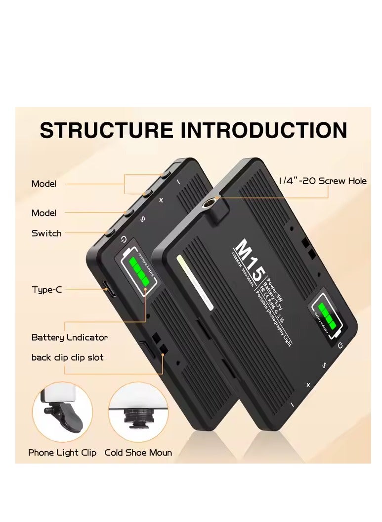 Mini Rechargeable LED Pocket Light with 3 Colour Temperatures for Outdoor Photography and Video - Image 3