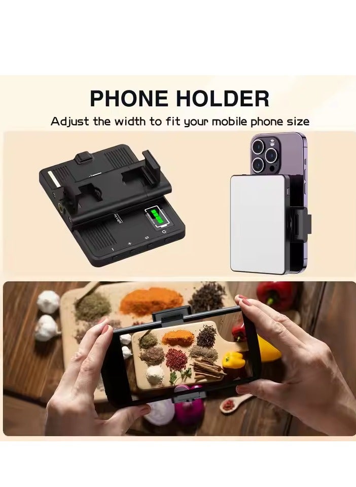 Mini Rechargeable LED Pocket Light with 3 Colour Temperatures for Outdoor Photography and Video - Image 4