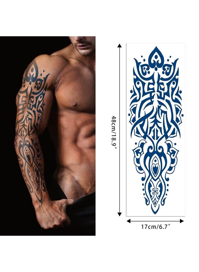 Aresvns Semi Permanent Tattoos for adult, Realistic temporary tattoo sleeve,Full Arm Temporary Tattoos Waterproof & Long-Lasting 2-3 Weeks Christmas Gift - Image 2