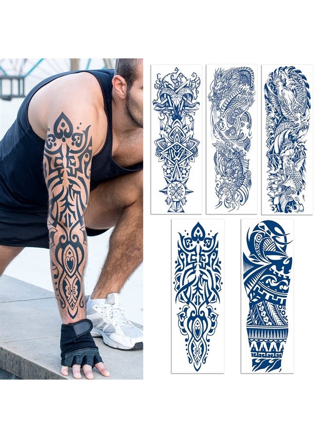 Aresvns Semi Permanent Tattoos for adult, Realistic temporary tattoo sleeve,Full Arm Temporary Tattoos Waterproof & Long-Lasting 2-3 Weeks Christmas Gift - Image 3