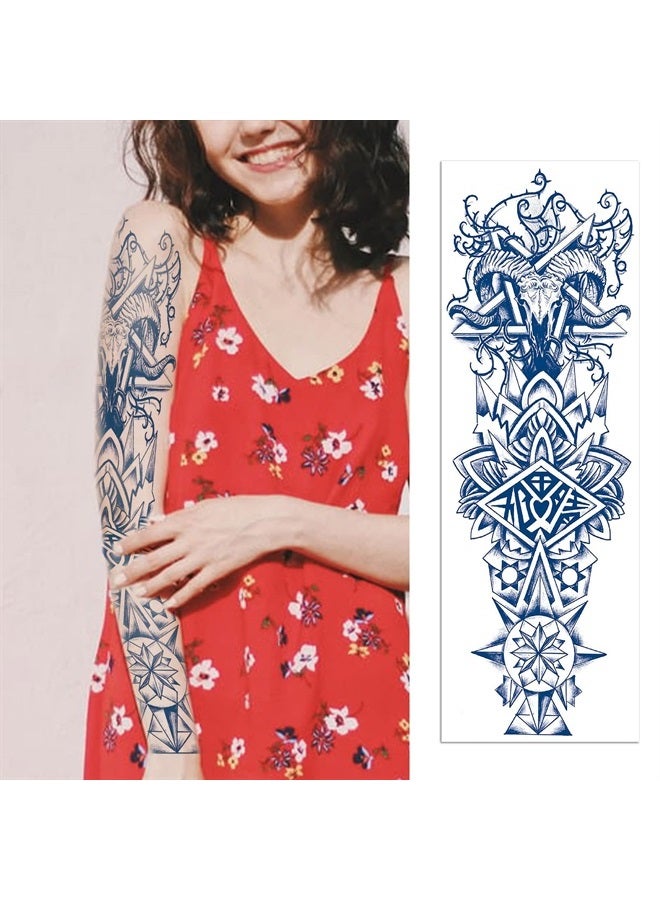 Aresvns Semi Permanent Tattoos for adult, Realistic temporary tattoo sleeve,Full Arm Temporary Tattoos Waterproof & Long-Lasting 2-3 Weeks Christmas Gift - Image 4
