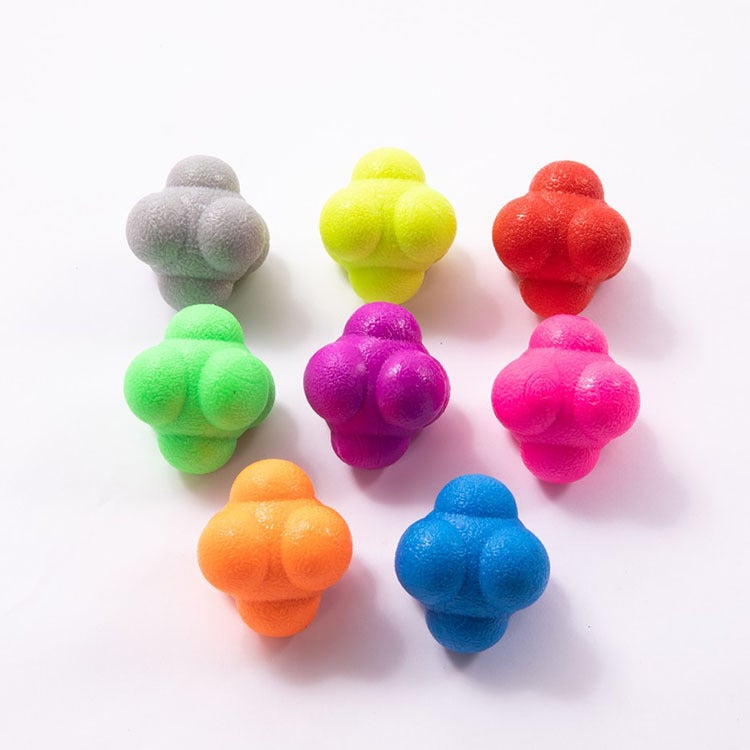 Yiwu Toy Hexagonal Ball High Elastic Reaction Ball Agility Ball Direction Changing Ball Speed Ball Exercise Reaction Ability - Image 1