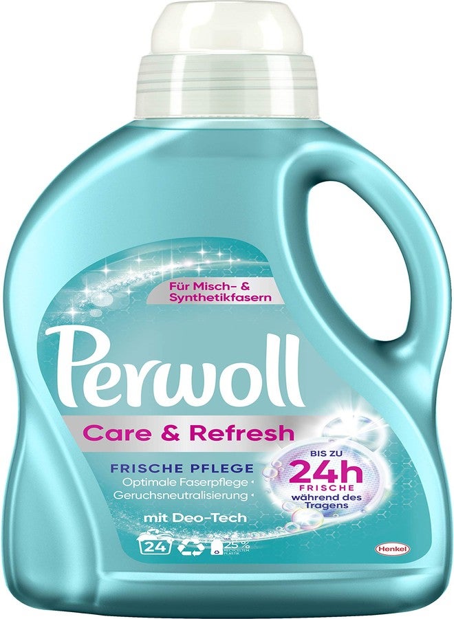 Perwoll Care & Refresh - Fresh Care Liquid Detergent (for Mixed & Synthetic Fibres) - 1 Pack (1 x 24 wash Loads) - Image 1