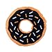 ZippyPaws Donutz No Stuffing Dog Toys to Keep Them Busy For Small and Medium Dogs Squeaky Pet Toy for Boredom Unstuffed Chew Toy Soft Plush Puppy Products Funny Food Toy Pumpkin Spice Donut - Image 3