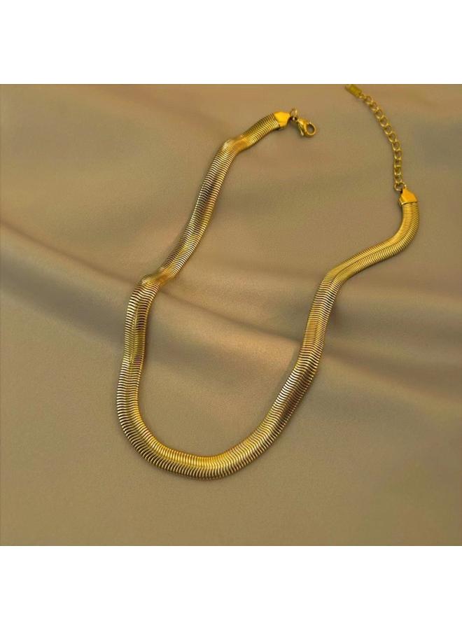 Titanium Steel Non-fading Pendant Joker Single Chain Light Chain Titanium Steel Bare Chain Matching Chain Thin Chain Clavicle Chain Necklace Bath