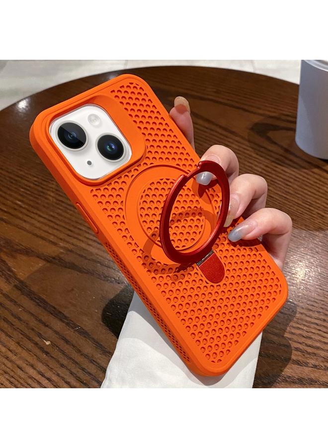S-TOP Case For iPhone 14 Plus Hollow Cooling Magsafe Phone Case with Holder - Image 1